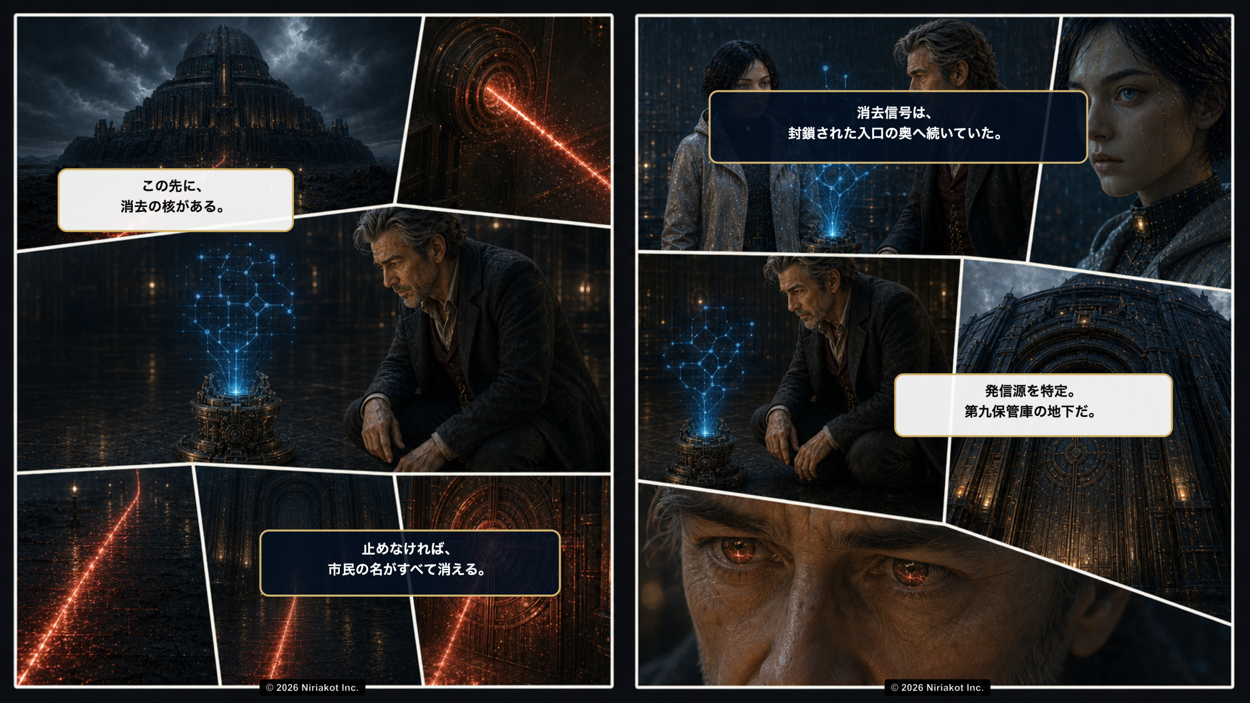 シチズン・ツイン 第6話『消える市民、残る選択』見開き2