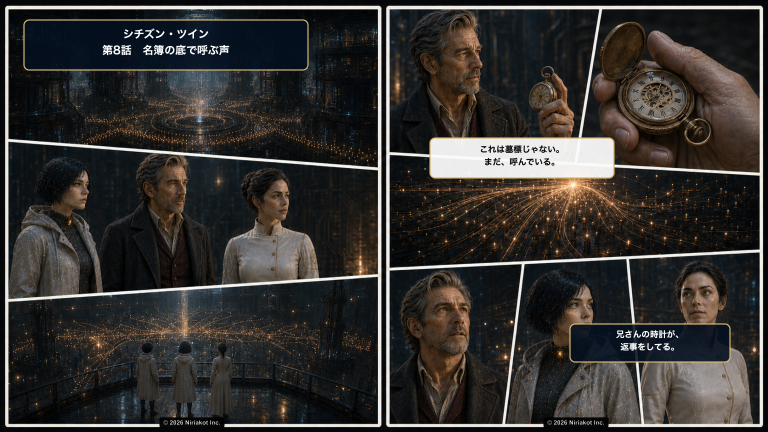 シチズン・ツイン 第8話『名簿の底で呼ぶ声』ミニチュア